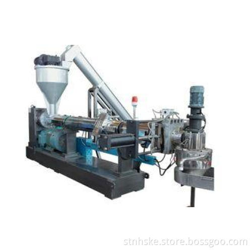 Crushed film granulator with single screw extruder , PP BOP